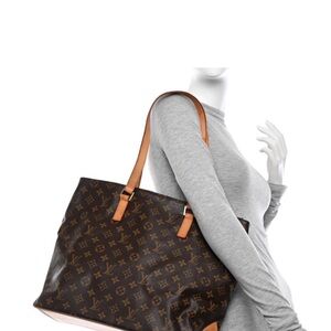 Louis Vuitton CABAS VINTAGE Brown Monogram Tote
